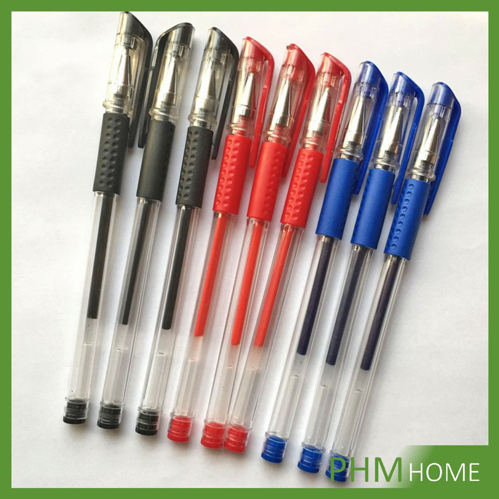 ภาพสินค้าปากกาเจล Classic 0.5 มม. (สีน้ำเงิน/แดง/ดำ) ปากกาหมึกเจล มี 3 สีให้เลือก 0.5mm หัวเข็ม จากร้าน t0804021371 บน Shopee ภาพที่ 4