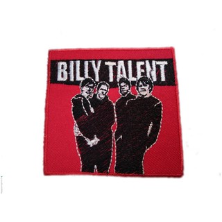 BILLY TALENT ป้ายติดเสื้อแจ็คเก็ต อาร์ม ป้าย ตัวรีดติดเสื้อ อาร์มรีด อาร์มปัก Badge Embroidered Sew Iron On Patches