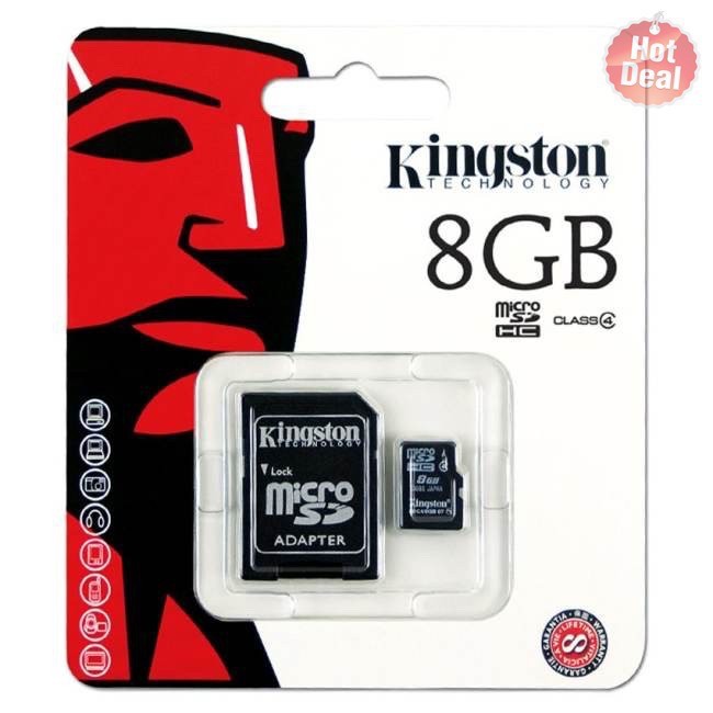ภาพหน้าปกสินค้าKingston Micro sd card Memory Card 2GB/4GB/8GB/16GB/32GB/64GB/128GB กล้อง/กล้องติดรถยนต์ / โทรศัพท์มือถือ (ของแท้)