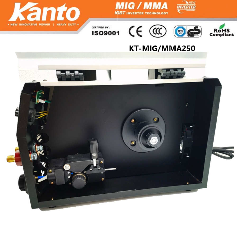 ภาพสินค้าตู้เชื่อม 2 ระบบ KANTO รุ่น KT-MIG/MMA-250 แถมฟรี ลวดเชื่อมม้วนขนาด 1 มม. 1 kg. จำนวน 1 ม้วน จากร้าน 851powertools บน Shopee ภาพที่ 2