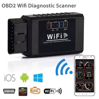 fg เครื่องสแกนเนอร์ elm 327 wifi obd 2 code class สําหรับรถยนต์