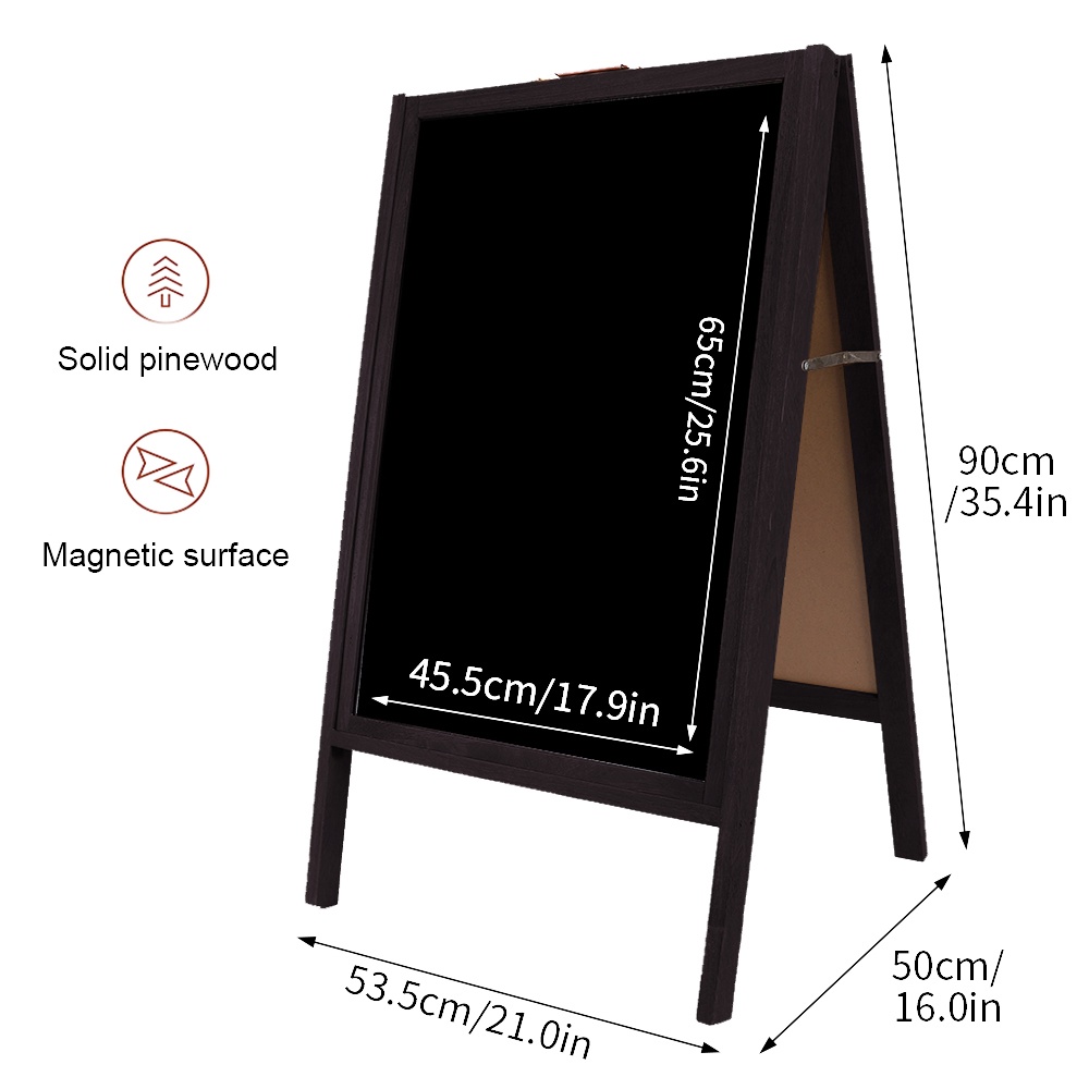 กระดานชอล์ก-a-frame-ป้ายกระดานดำ-กระดานดำชอล์กพร้อมกรอบ-ป้ายเมนู-กรอบป้าย-กระดานแซนวิช-ป้ายทางเท้า-ป้ายกระดานดำขนาดใหญ