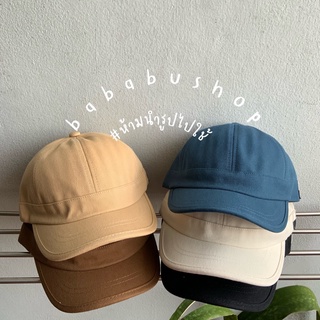 ✨หมวกแก๊ปวินเทจ ปีกหน้าสั้น สีมินมอล เอิร์ทโทน พร้อมส่งทุกสี✨(ถ่ายจากสินค้าจริงค่ะ)