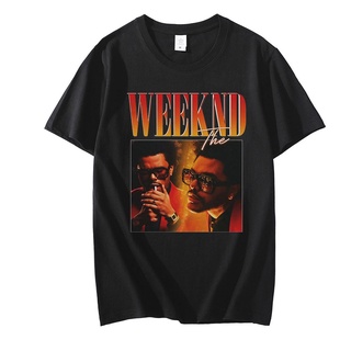 [S-5XL]เสื้อยืด พิมพ์ลายกราฟฟิค The Weeknd 2.0 90s สไตล์วินเทจ สีดํา สําหรับผู้ชาย 990997