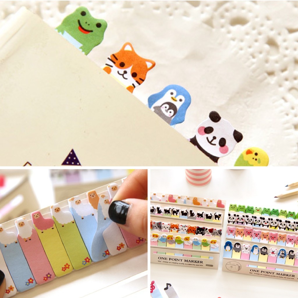 Post it mini - Stick Marker - Mini Animal Collection - Sticky Note ...