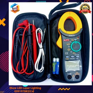 มิเตอร์วัดไฟ 3266TD  คลิปแอมป์ Digital Clamp Meter วัดอุณหภูมิ วัดเฮิร์ท คลิปแอมป์ เเคล้มมิเตอร์  เครื่องวัดไฟดิจิตอล