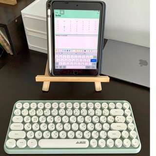 ภาพขนาดย่อของภาพหน้าปกสินค้าAjazz คีย์บอร์ดบลูทูธไร้สาย 308i มีภาษาไทย Bluetooth Office PC/Tablet Keyboard American Broadcom 3.0 Bluetooth EN/TH จากร้าน buyokshop บน Shopee