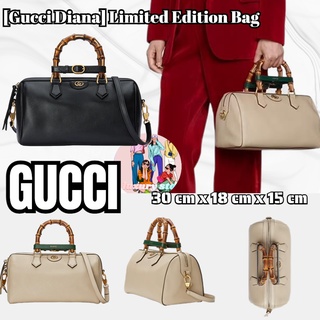 กุชชี่  GUCCI  [Gucci Diana] กระเป๋าจำกัดญี่ปุ่นล่าสุด/ของแท้ 100%/กระเป๋าถือ/ความจุมาก/Unisex