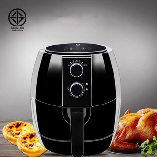 หม้อทอด หม้อทอดไร้น้ำมัน Air Fryer(ความจุ 4.5L ลิตร) 🐣รุ่น ZG303🐣หม้อทอดทำอาหารหลากหลาย พร้อมส่ง