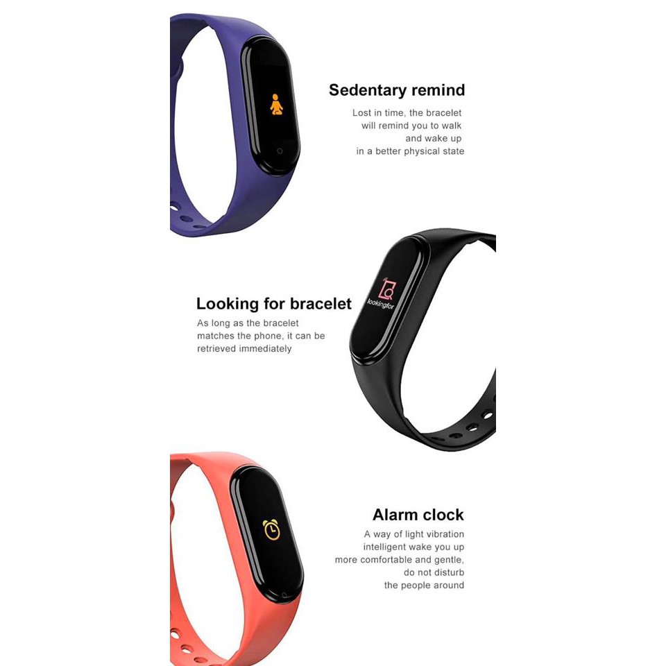 มาใหม่-นาฬิกาเพื่อสุขภาพ-รับสายได้-m5-smart-bracelet-heartrate-monitor-wristband-blood-pressure