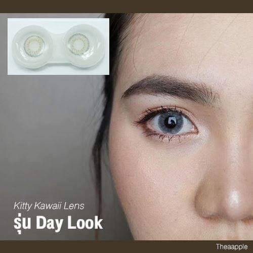daylook-gray-1-มินิ-สีเทา-เทา-kitty-kawaii-ค่าอมน้ำสูง-contact-lens-คอนแทคเลนส์-ค่าสายตา-สายตาสั้น-แฟชั่น
