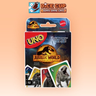 [ของแท้] UNO Jurassic World 3 Movie Board Game