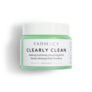pre order สูตรอ่อนโยน Farmacy CLEARLY CLEAN makeup removing cleansing balm ขนาด 100 ml.