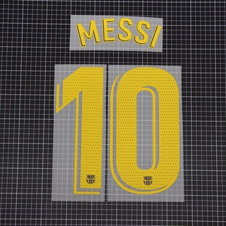 2019-21 MESSI 10 BARCELONE Home Ver. LaLiga Spain League NAME SET Transfer Film