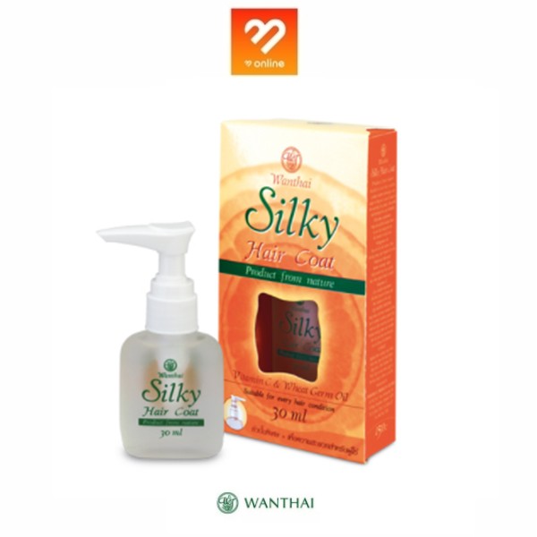 ว่านไทย-ซิลกี้แฮร์โคท-silky-hair-coat-85-ml-น้ำมันเคลือบบำรุงผม-สารสกัดจากผิวเปลือกส้ม-ช่วยเคลือบ-บำรุงเส้นผมให้เงางาม