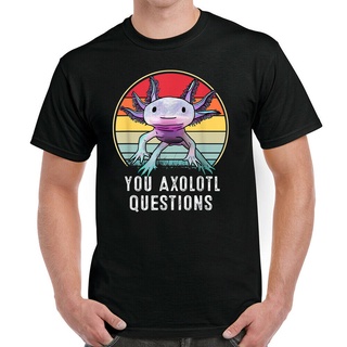 เสื้อยืด พิมพ์ลาย You Axolotl Questions 90S สไตล์ฮิปฮอป เรโทร ขายดี