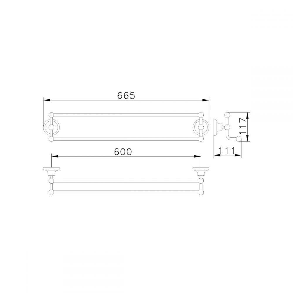 rasland-ราวพาดผ้าคู่-ยาว-60-ซม-matt-gold-ra-9519t01079mag