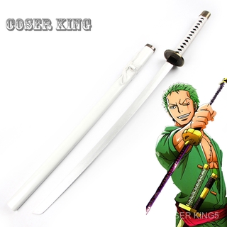 104ซม ทำด้วยไม้ ดาบ ไม่คม Wooden Sword Weapon Toys Cosplay One Piece Roronoa Zoro Prop ชุดคอสเพลย์ การ์ตูน โมเดลของเล่น