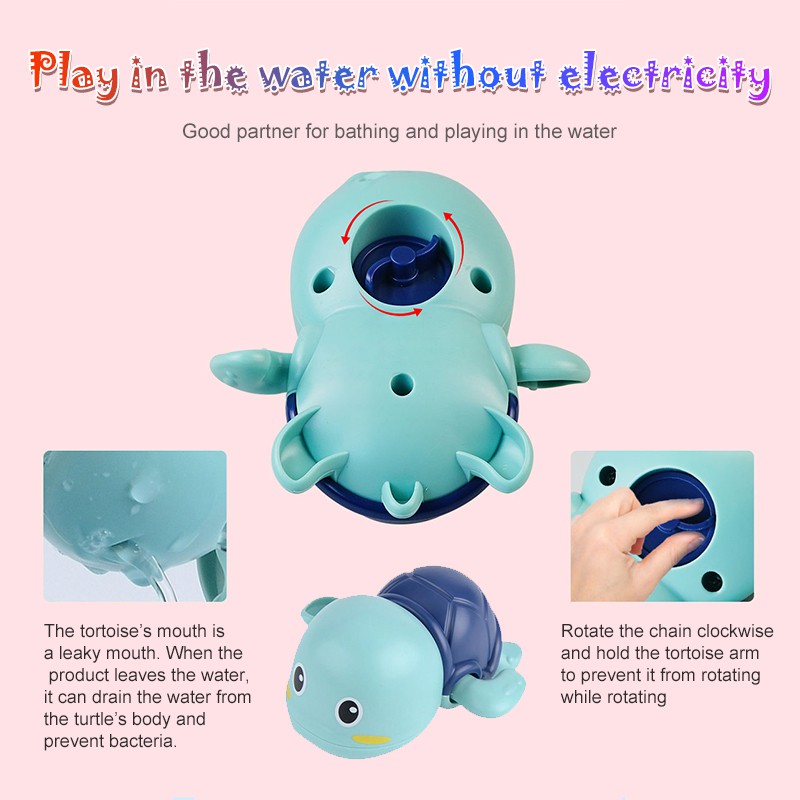 ส่งจากไทย-ของเล่นเด็ก-ของเล่นลอยน้ำ-ของเล่นอาบน้ำ-ของเล่นปลาโลมา-เต่า-เป็ด-ของเล่นไขลานว่ายน้ำ-bath-toys