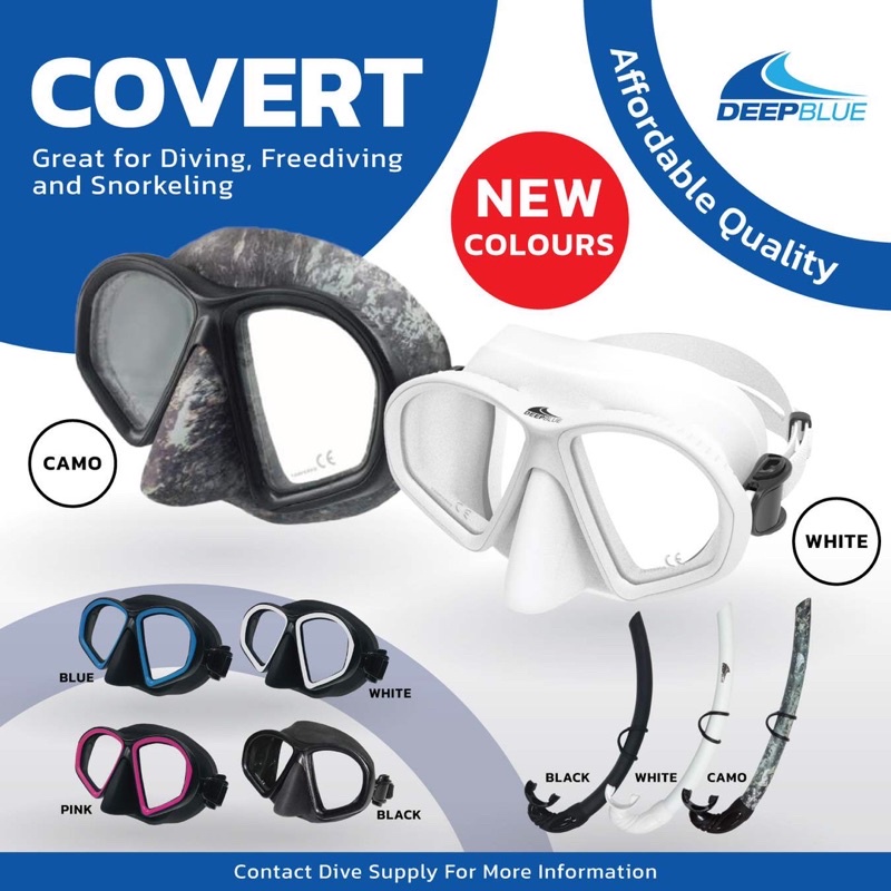 Free diving mask set with snorkel covert mask set หน้ากากดำน้ำฟรีไดฟ์ ...