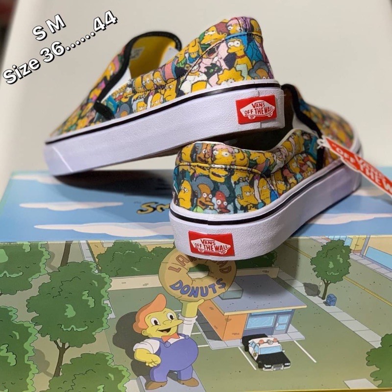ภาพสินค้าVANS SLIP ON COMFYCUSH x The Simpsons (พร้อมกล่อง) ️จ่ายเงินปลายทางได้ จากร้าน benztn บน Shopee ภาพที่ 5