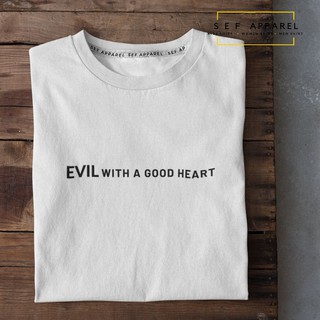 เสื้อยืดสีขาว - Sef Evil สําหรับผู้ชายและผู้หญิงเสื้อยืด Unisex ที่เรียบง่ายและเสื้อยืด