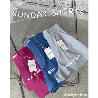 sunday shorts,กางเกงขาสั้น,เอวสูง