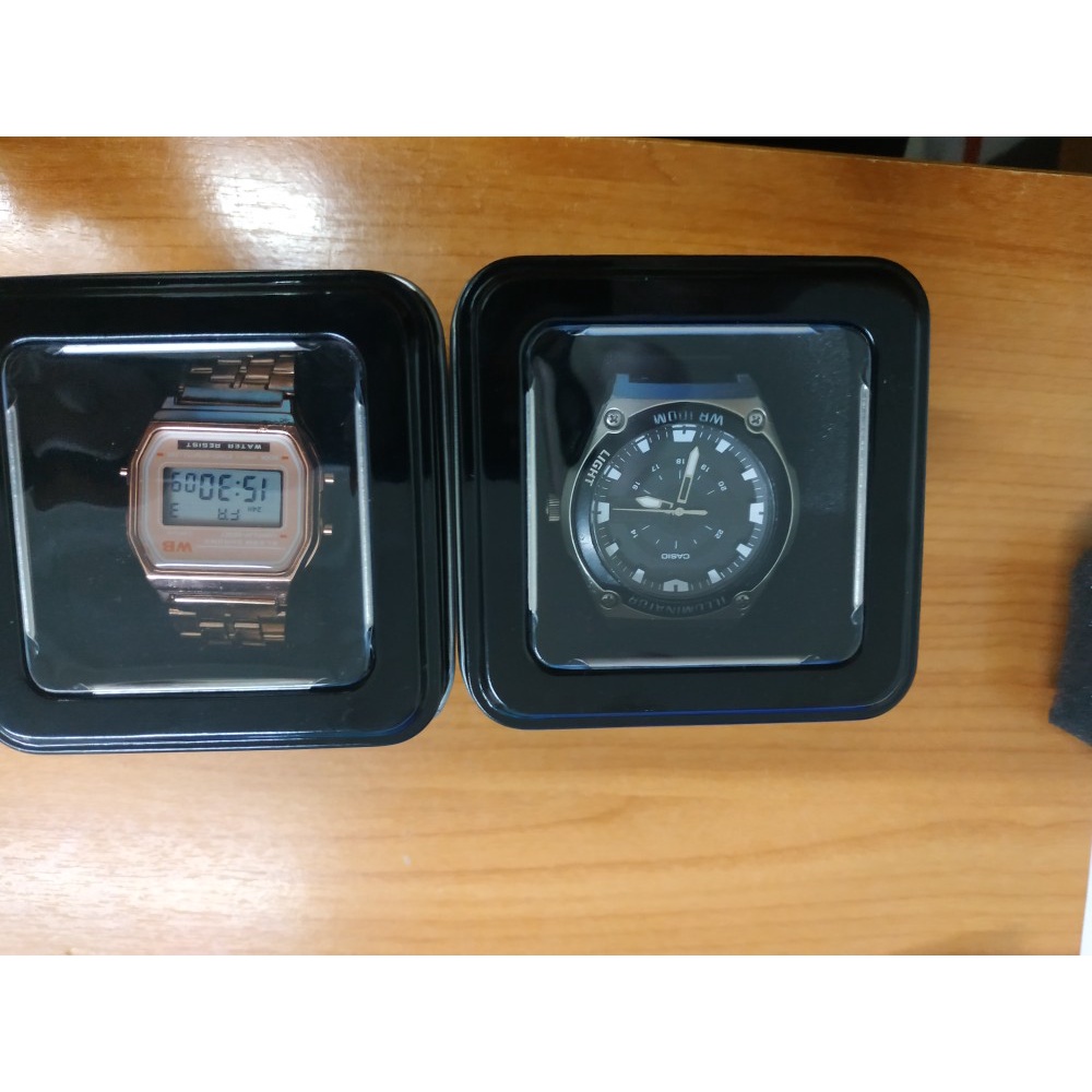 ภาพสินค้าUCOBUY พร้อมส่ง กล่องนาฬิกา Watch Box กล่องใส่นาฬิกา แบรนด์ SKMEI กล่องเหล็ก กล่องนาฬิกา กล่องพร้อมส่ง มีเก็บเงินปลายทาง จากร้าน ucobuy บน Shopee ภาพที่ 6