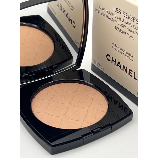 Chanel Les Beiges Maxi Poudre Belle Mine illuminatrice Oversize Healthy  Glow Highlighting Powder