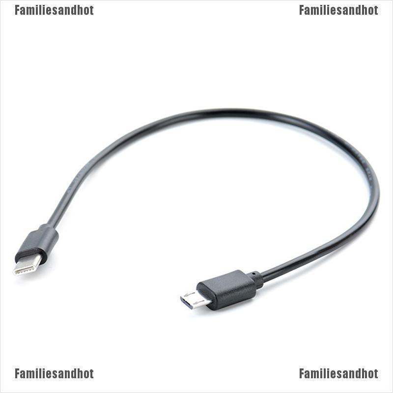 amiliesandhot-type-c-ตัวผู้-เป็น-micro-usb-ตัวผู้-ซิงค์สายชาร์จ-c-สายเคเบิล