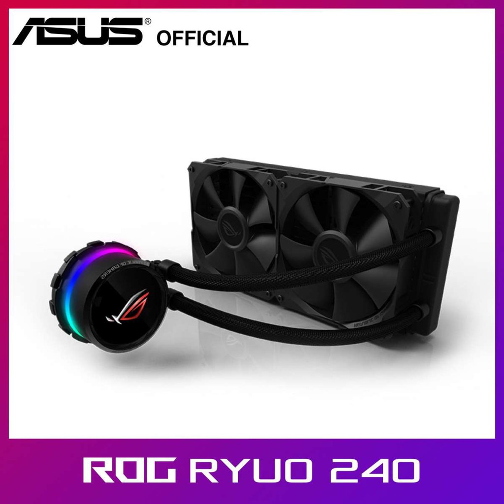 ASUS ROG RYUO 240 LIQUID COOLER WITH AURA SYNC RGB | Shopee Thailand