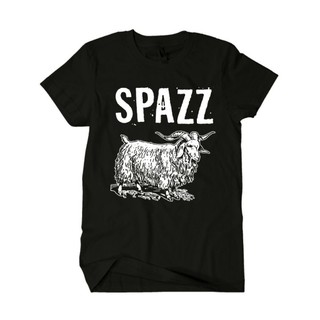 เสื้อยืดผ้าฝ้ายเสื้อยืด พิมพ์ลายเพลง BAND SPAZZL XL  XXL 3XL