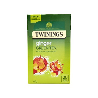 ขายแยกซอง 2 กรัม ชา Twinings, GREEN TEA & GINGER (นำเข้า)