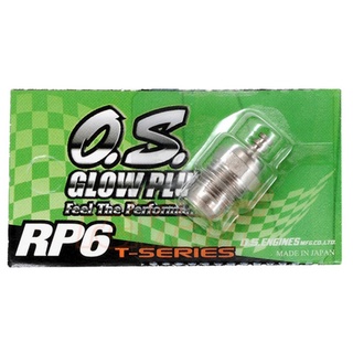 หัวเทียน  O.S. ENGINE RP6 Turbo Glow Plug Medium RP6 (ราคาต่อ1ชิ้น)