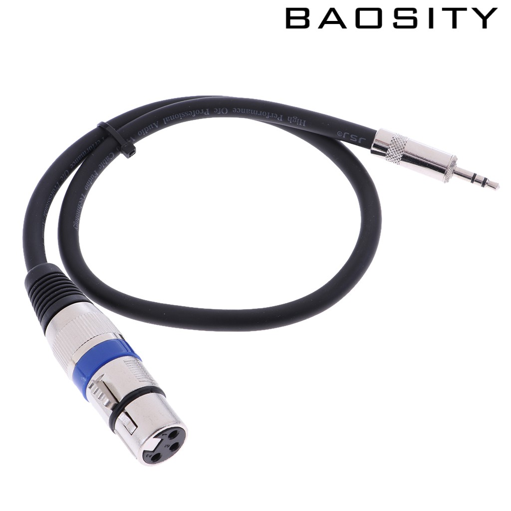 baosity-xlr-female-to-3-5-mm-สายสัญญาณเสียงไมโครโฟน-aux