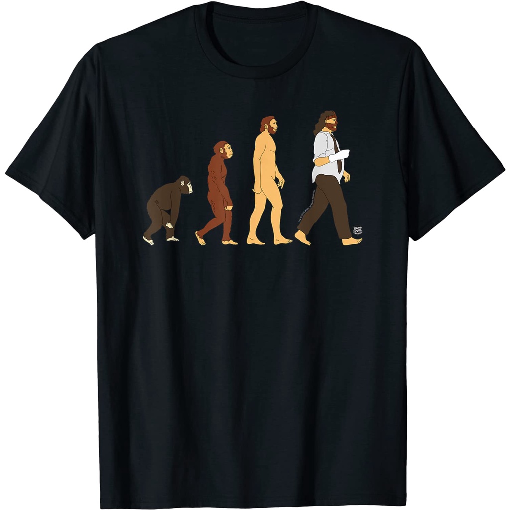 เสื้อยืดโอเวอร์ไซส์เสื้อยืด-พิมพ์ลาย-wwe-evolution-of-mankind-สําหรับผู้ชายs-3xl