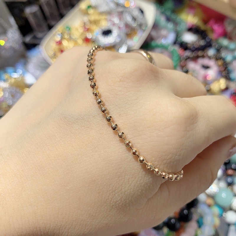 xuping-jewelry-สร้อยข้อมือ-อิตาลี-พิงค์โกลด์-rose-gold-งานดีมาก-เลเซอร์ชุบ18k-อิตาลี18k-ไม่ดำ-ไม่ลอก