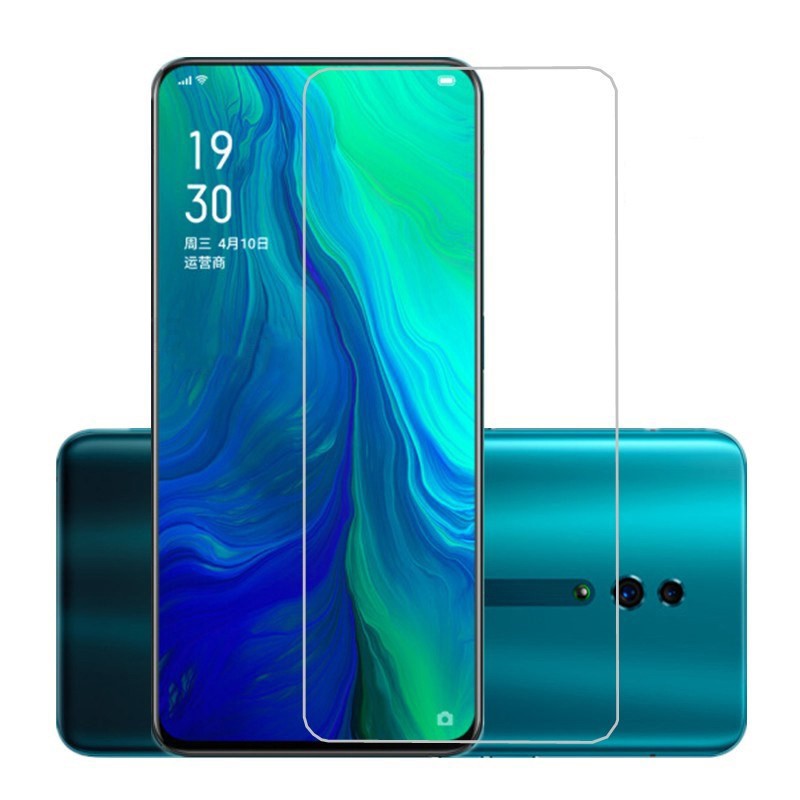 ภาพหน้าปกสินค้ากระจกฟิล์มกันรอยหน้าจอ สำหรับ OPPO Reno 4 2Z 2F ACE A Z2 Realme V15 C17 C15 C11 XT X2 C1 C2 C3 F11 2 3 5 6 X50 Pro X Lite A1K Tempered Glass Screen Protector Film