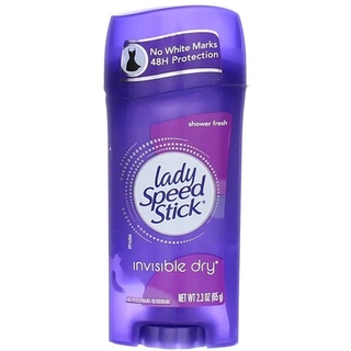 Lady Speed Stick Invisible Dry Shower Fresh Antiperspirant Deordorant 65g.
