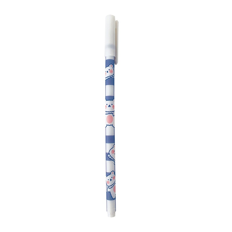 ภาพสินค้าปากกาเจลลบได้น่ารัก 0.5 มม. ปากกาเจลหมึกสีน้ำเงินง่ายต่อการลบปากกา จากร้าน kugomall.th บน Shopee ภาพที่ 9