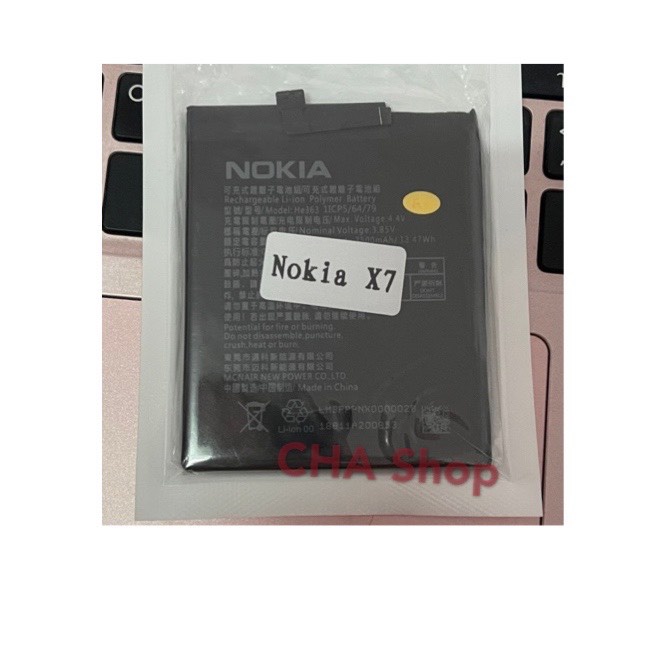 แบตเตอรี่-nokia-8-1-nokia-x7-model-he363-รับประกัน-3-เดือน