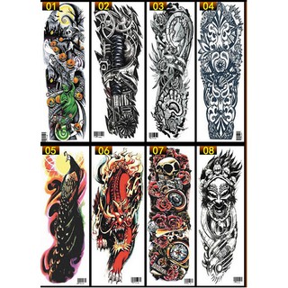 bestprice1920 waterproof Temporary tattoo Arm Fashion Sticker แขนแฟชั่นสติกเกอร์