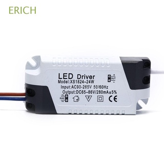 ERICH AC85-265V LED Driver Adapter 1W-24W Lighting Transformer Lamp Driver Downlight Panel Light Lamp 240-300mA LED Lights DC AC LED Power Supply