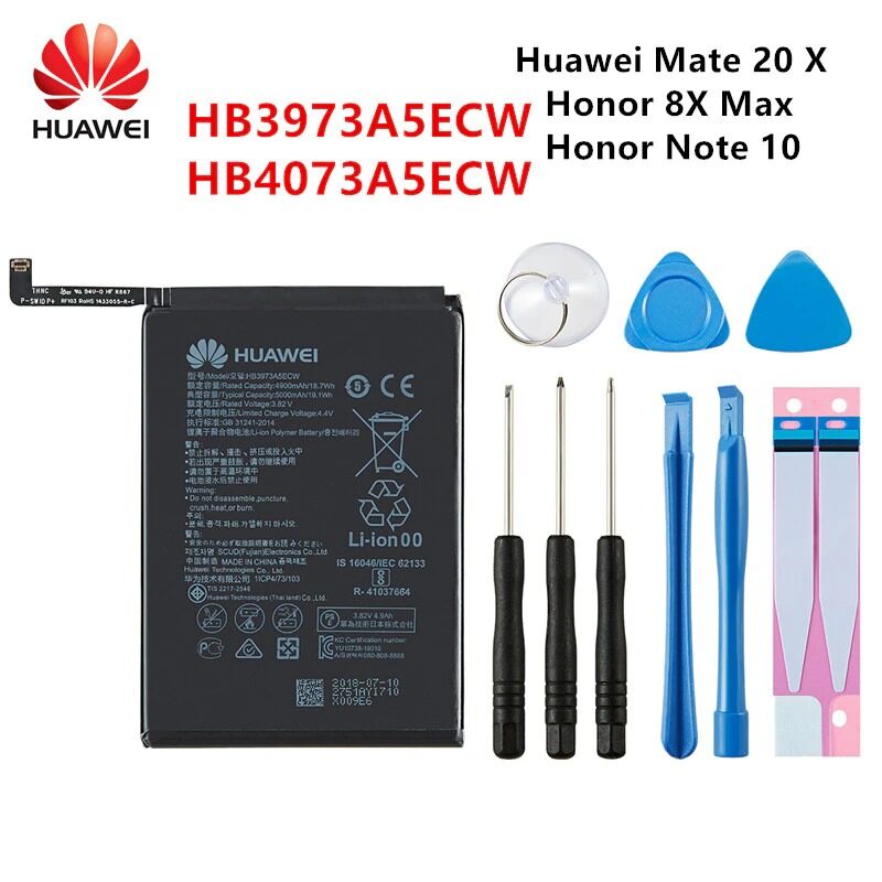 แบตเตอรี่-สำหรับ-huawei-honor-8x-max-honor-note-10-mate-20x-20-x-evr-al00-battery-hb3973a5ecw-5000mah-รับประกันนาน