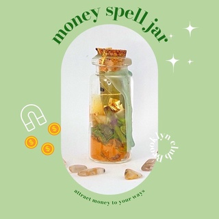 money spell jar เครื่องรางโชคลาภ ดูดเงิน เรียกทรัพย์🦋