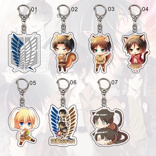 ภาพหน้าปกสินค้าพวงกุญแจ Attack on Titan พร้อม 5 Chibi Figures จี้พวงกุญแจอะนิเมะ ที่เกี่ยวข้อง