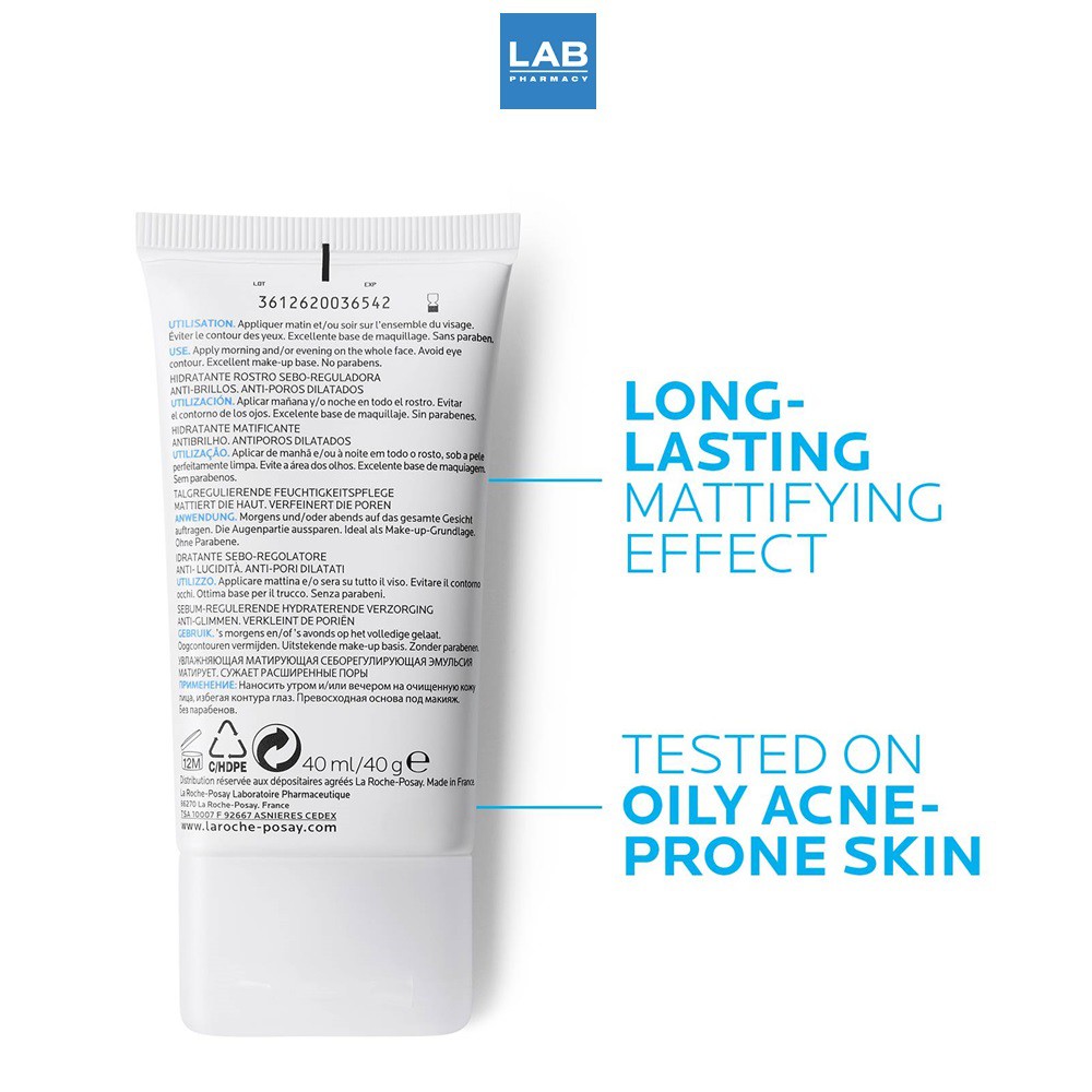 LA ROCHE-POSAY Effaclar Mat 40 ml. -   ا˹ҪӤѹǹԹ | Shopee Thailand