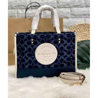 COACH DEMPSEY CARRYALL IN SIGNATURE JACQUARD WITH PATCH (COACH C2826)