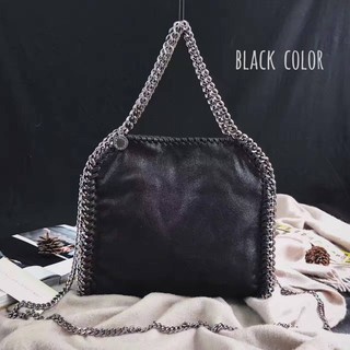 เช็คก่อนสั่ง 26 cm STELLA MACCARTNEY !!  รุ่น Falabella Shaggy Deer Fold Mini Tote 26 cm