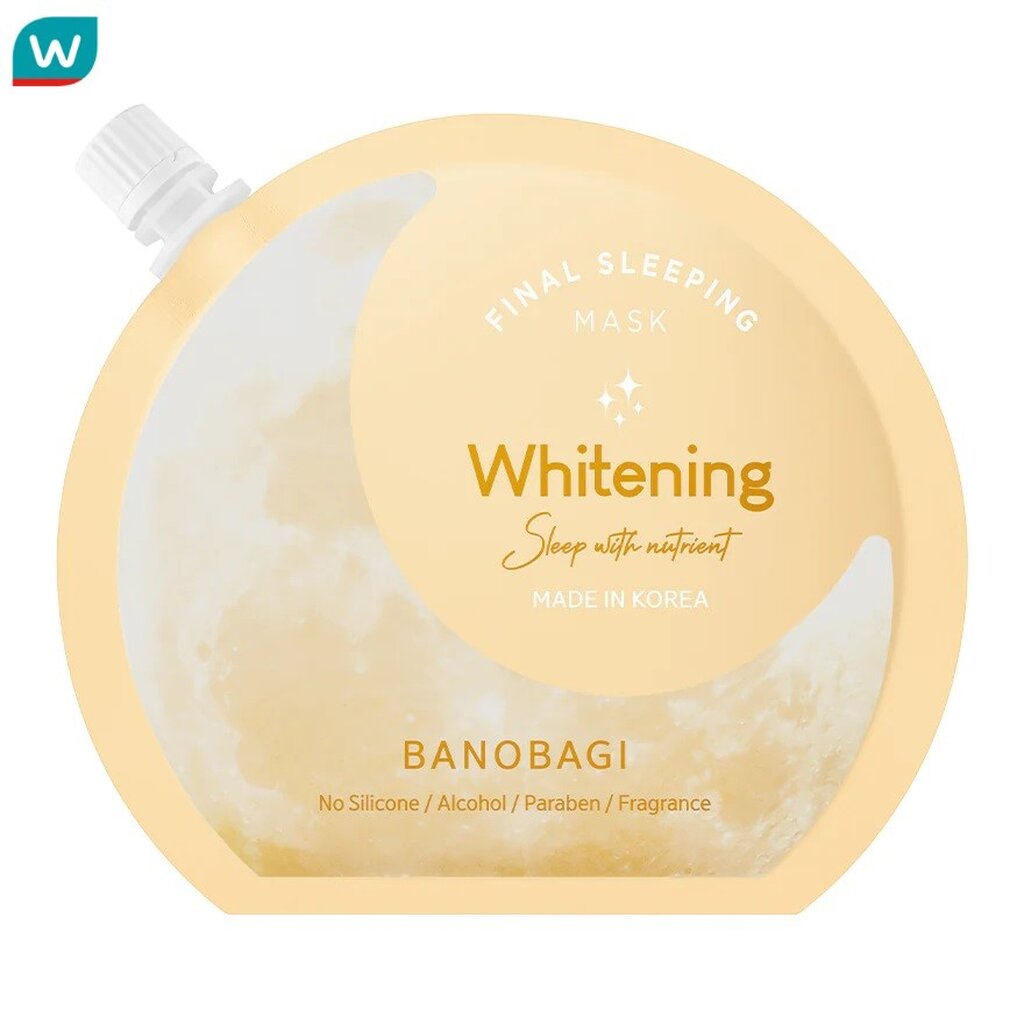 Banobagi บาโนบากิ ไฟนอล สลีปปิ้ง มาส์ก ไวท์เทนนิ่ง 23 มล. | Shopee Thailand